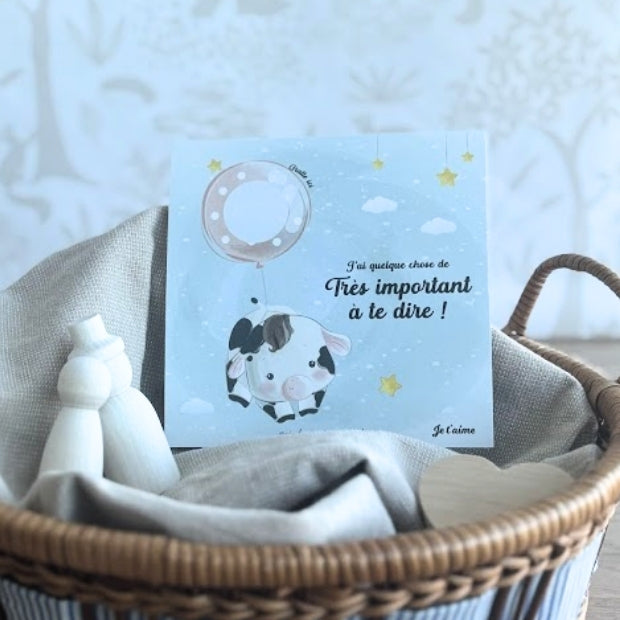 carte a gratter vache surprise