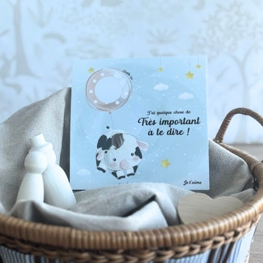 carte a gratter vache surprise